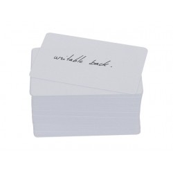 Cartes PVC avec verso...