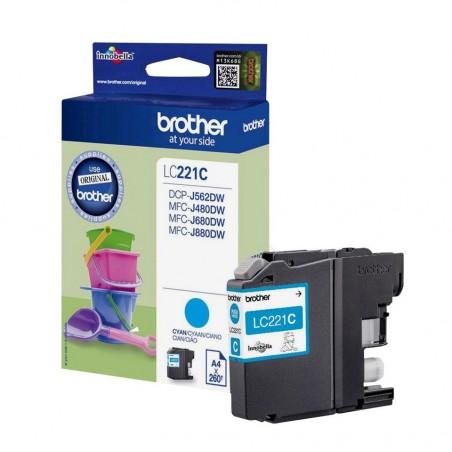 Brother LC221C cartouche...